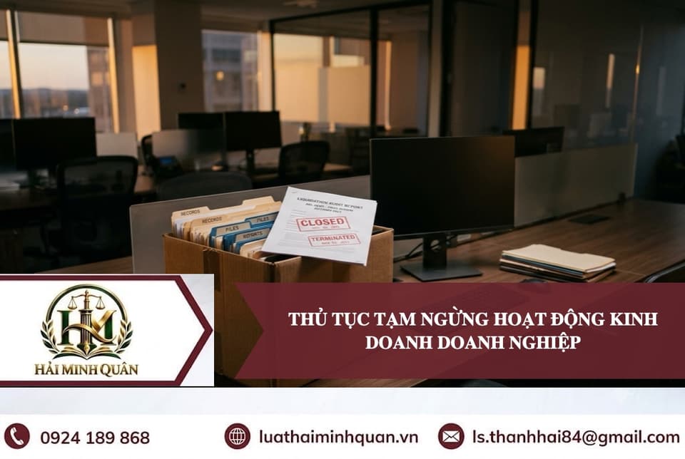 Thủ tục tạm ngừng hoạt động kinh doanh